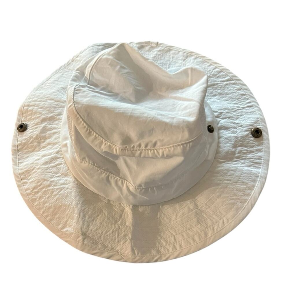 Beach Sun Hat Adjustable Breathable White Toddler Size - Picture 4 of 9